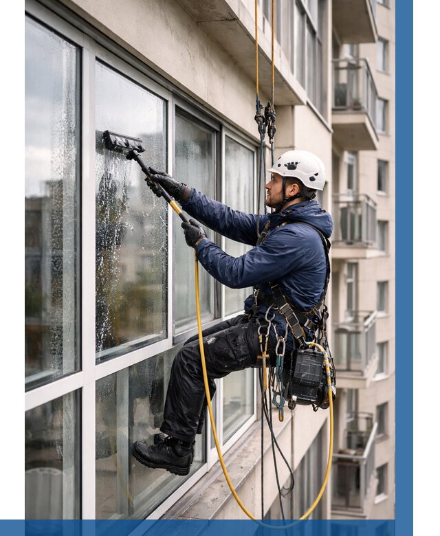 Мойка балконного остекления в Мариинске от 3569 р. | ВЫСОТНИК-Мрн