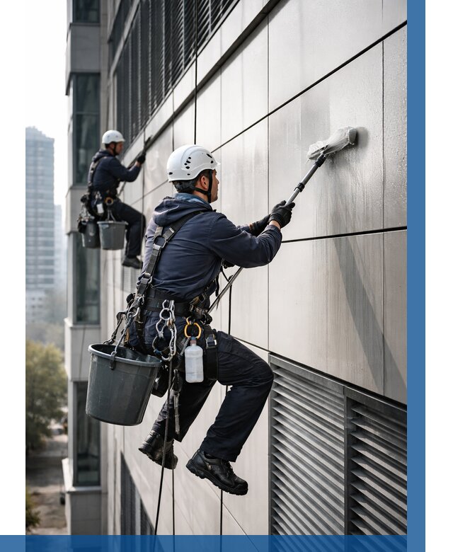 Мойка вентилируемого фасада в Мариинске от 255 р. | ВЫСОТНИК-Мрн