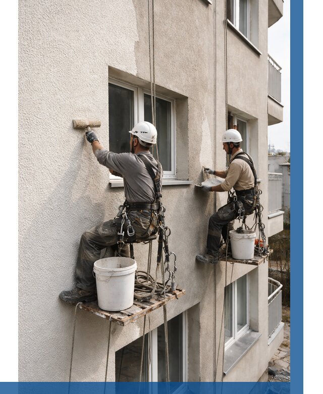 Нанесение короеда на фасад в Мариинске от 459 р. | ВЫСОТНИК-Мрн