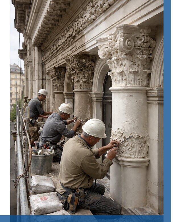 Реставрация фасадной лепнины в Мариинске от 2550 р. | ВЫСОТНИК-Мрн