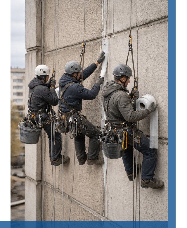 Ремонт межпанельных швов в Мариинске от 765 р. | ВЫСОТНИК-Мрн