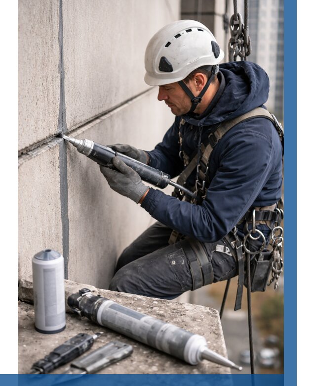 Вторичная герметизация швов в Мариинске от 459 р. | ВЫСОТНИК-Мрн