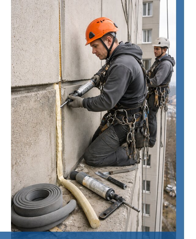 Теплый шов межпанельные швы в Мариинске от 714 р. | ВЫСОТНИК-Мрн