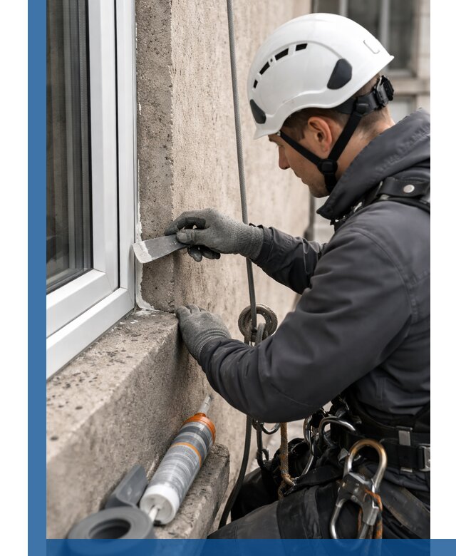 Герметизация монтажных швов окон в Мариинске с гарантией качества