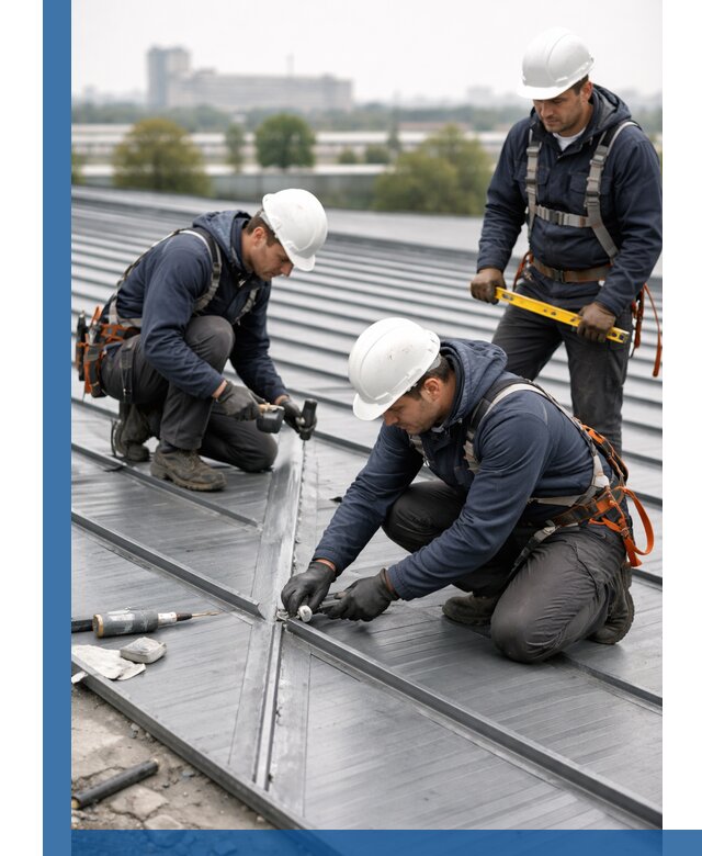 Ремонт фальцевой кровли в Мариинске срочно и качественно