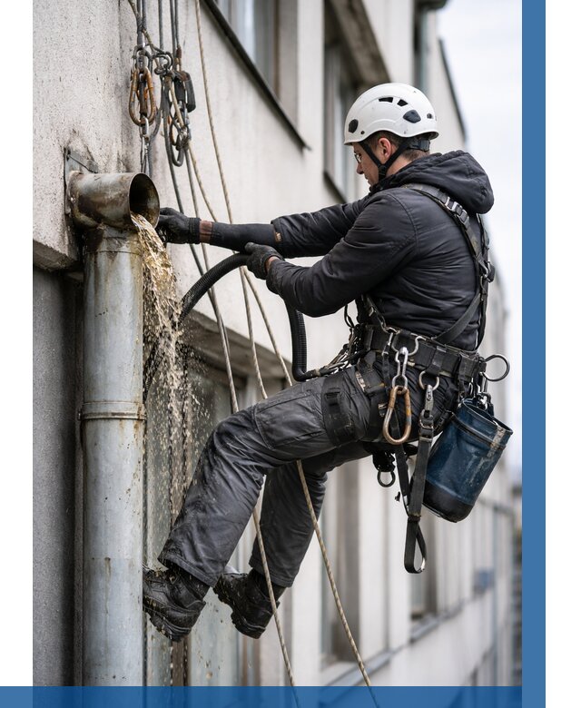 Прочистка водосточных труб в Мариинске от 3569 р. | ВЫСОТНИК-Мрн