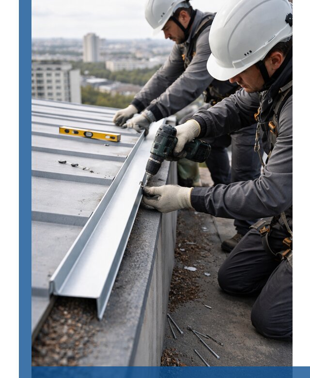 Монтаж капельника на кровле в Мариинске с гарантией качества