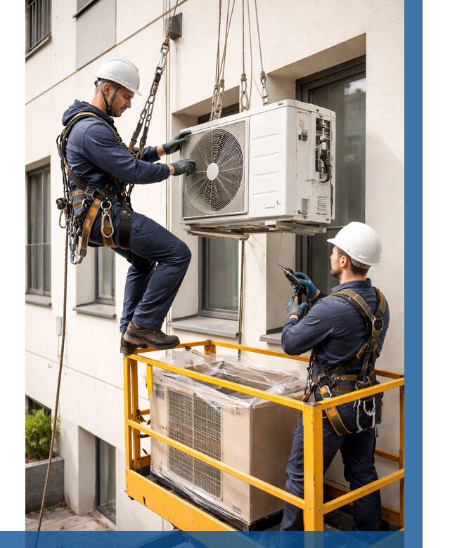 Демонтаж внешнего блока кондиционера в Мариинске от 3569 р. | ВЫСОТНИК-Мрн