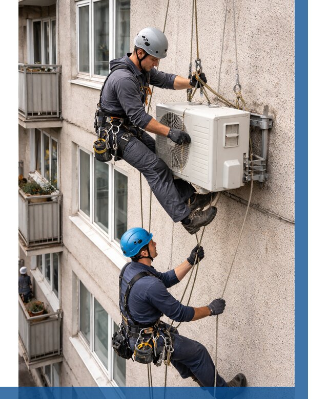 Перенос внешнего блока кондиционера в Мариинске от 9178 р.| ВЫСОТНИК-Мрн