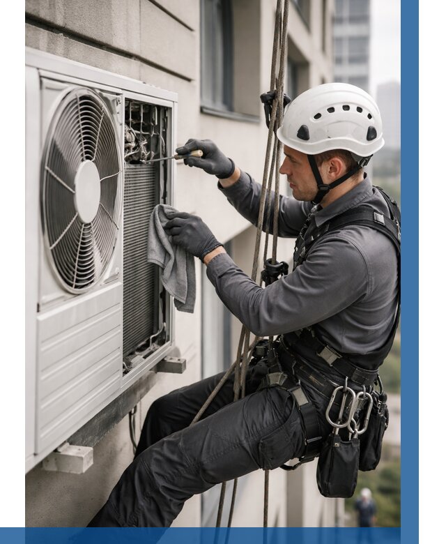 Обслуживание внешнего блока кондиционера в Мариинске от 2753 р.ВЫСОТНИК-Мрн