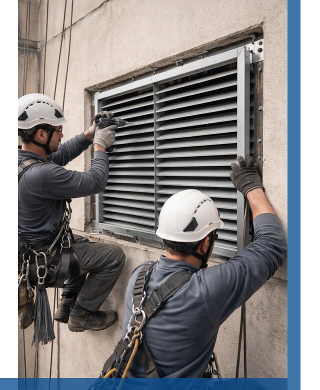 Монтаж вентиляционных решеток в Мариинске от 4589 р. | ВЫСОТНИК-Мрн