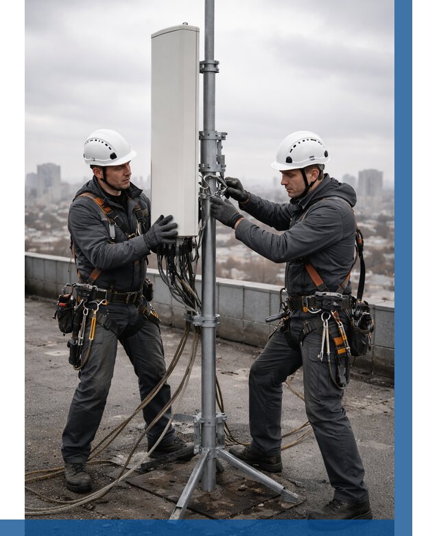 Монтаж антенн связи на крыше в Мариинске от 8668 р. | ВЫСОТНИК-Мрн