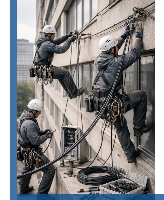 Прокладка оптоволоконного кабеля в Мариинске под ключ с тестированием