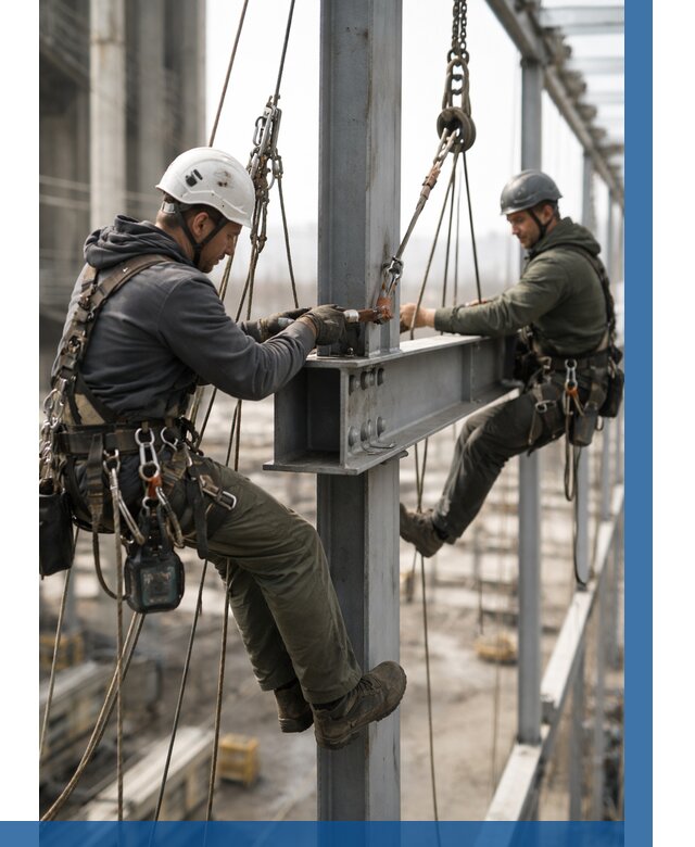 Монтаж металлоконструкций на высоте в Мариинске от 3569 р. | ВЫСОТНИК-Мрн