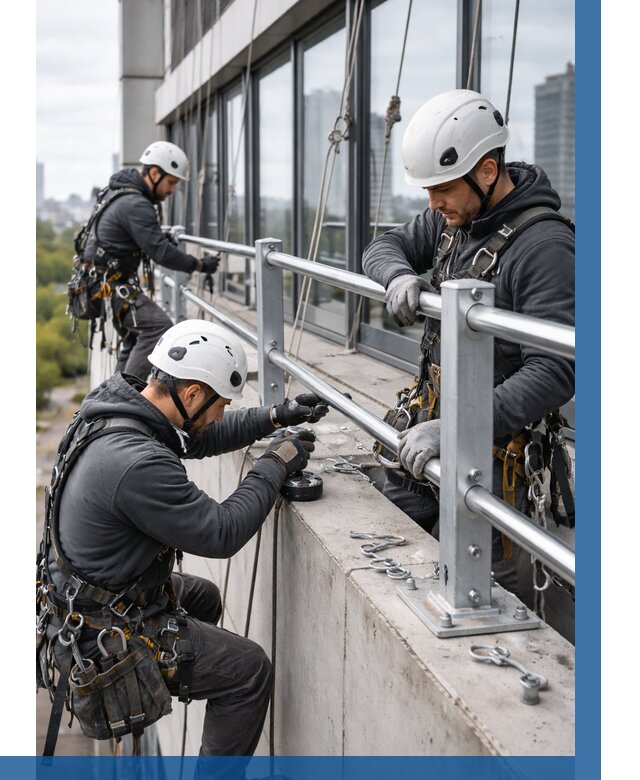 Монтаж ограждений на высоте в Мариинске, от 1224 р. | ВЫСОТНИК-Мрн
