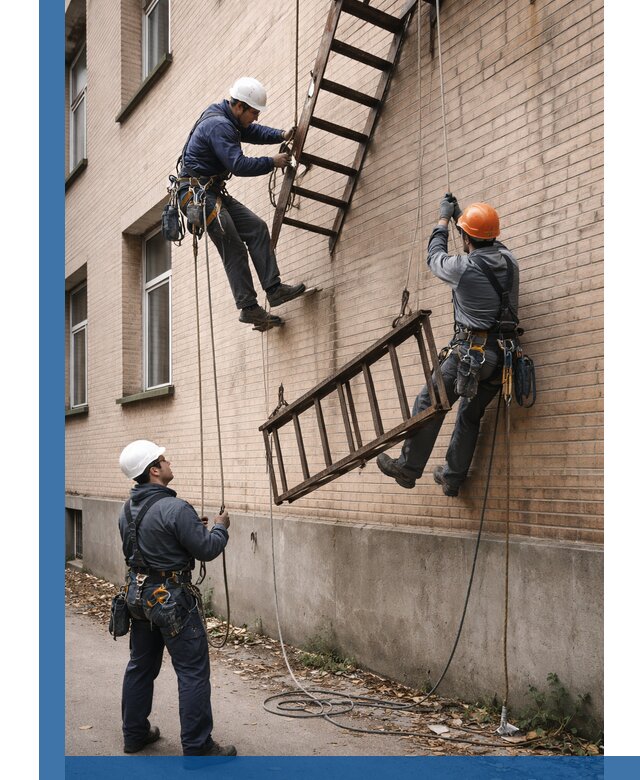 Демонтаж пожарной лестницы в Мариинске быстро и безопасно