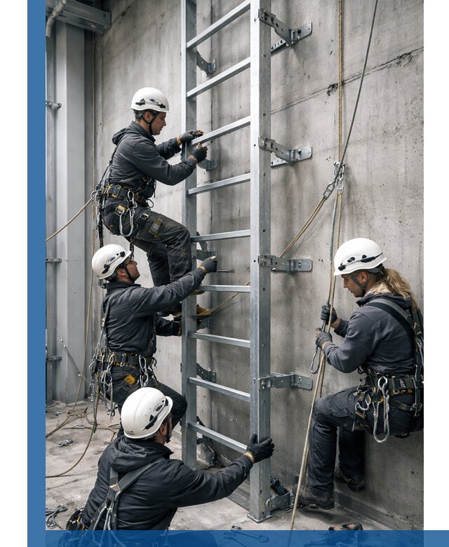 Монтаж металлических лестниц в Мариинске под ключ со гарантией