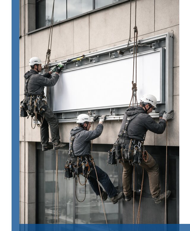 Профессиональный монтаж светового короба под ключ в Мариинске