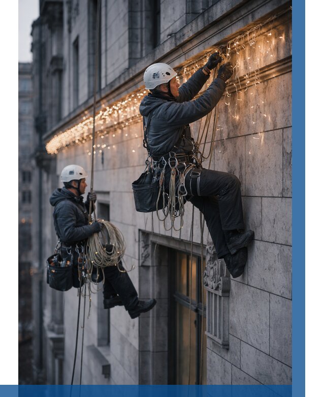 Монтаж новогодней иллюминации в Мариинске от 8668 р. | ВЫСОТНИК-Мрн