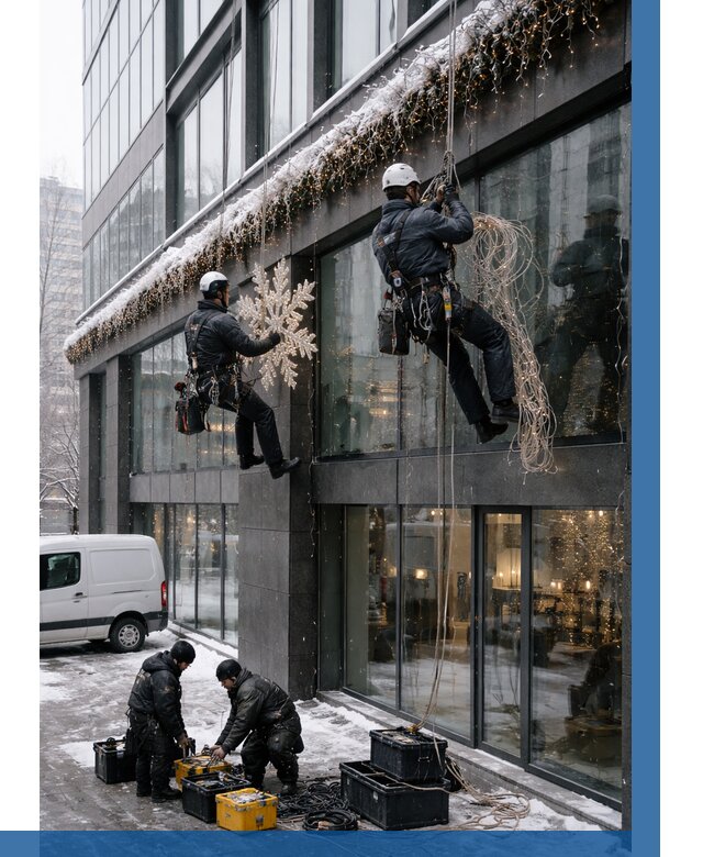 Демонтаж новогоднего оформления в Мариинске от 5609 р. | ВЫСОТНИК-Мрн