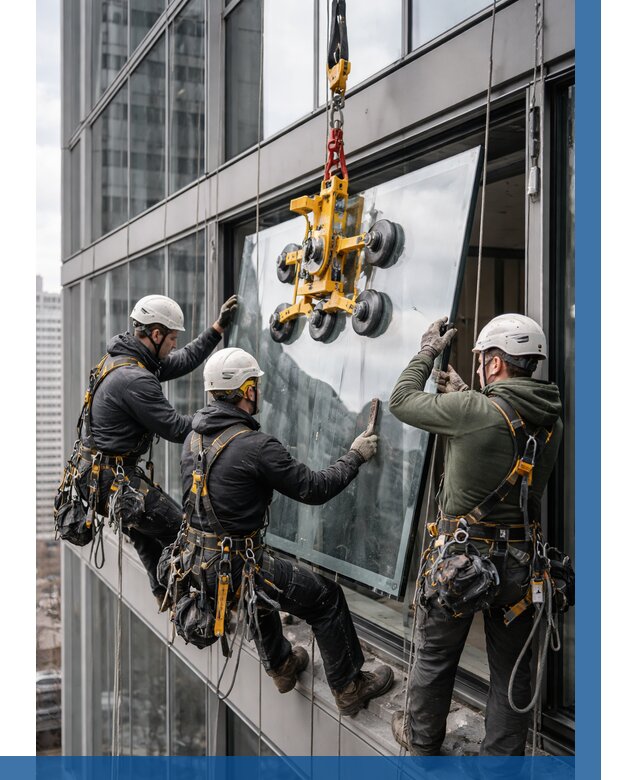 Фасадное остекление зданий под ключ в Мариинске от 10198 р. | ВЫСОТНИК-Мрн