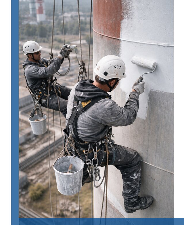 Покраска дымовых труб в Мариинске: антикоррозийная защита и восстановление