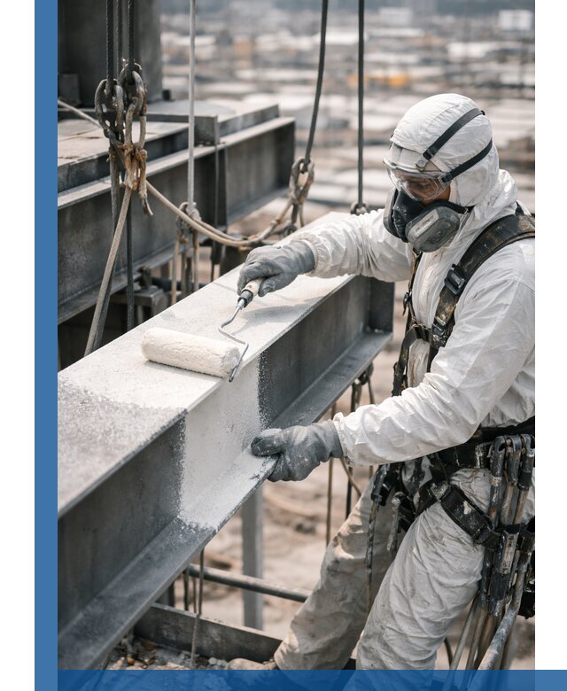 Профессиональная огнезащитная обработка металлоконструкций в Мариинске