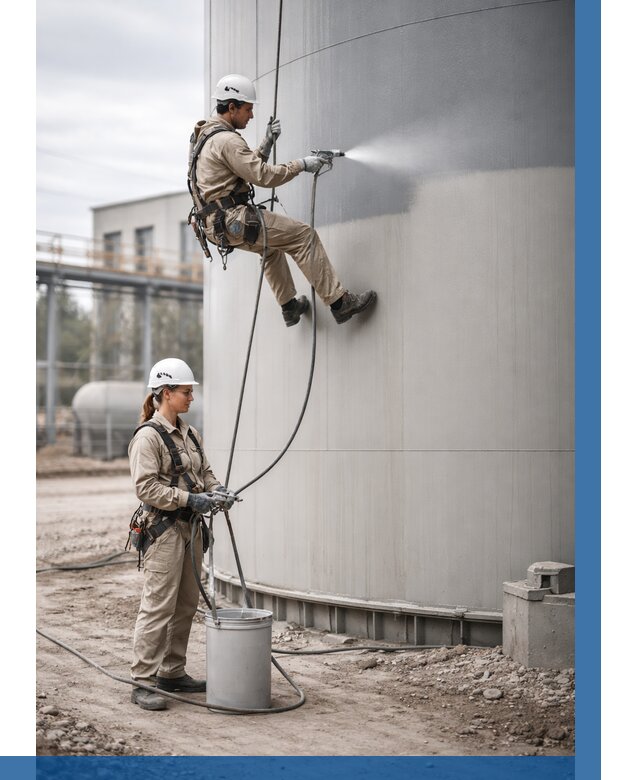 Покраска резервуаров в Мариинске от 1224 р. | ВЫСОТНИК-Мрн — заказать