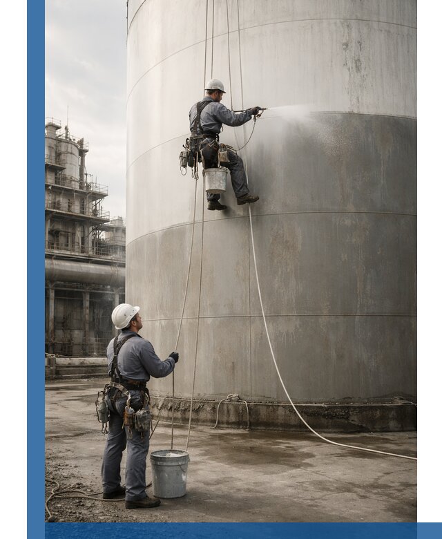 Покраска стальных резервуаров и емкостей в Мариинске профессионально