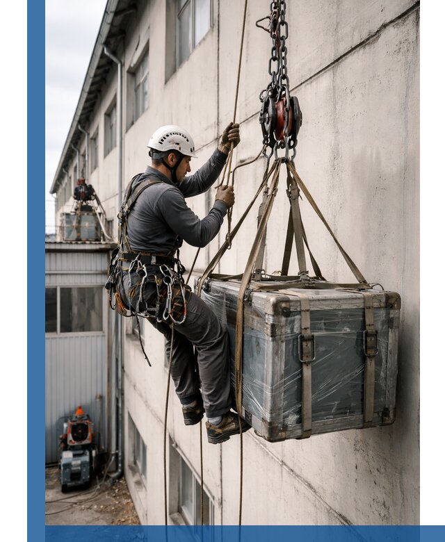 Подъем грузов на высоту в Мариинске для промышленных объектов