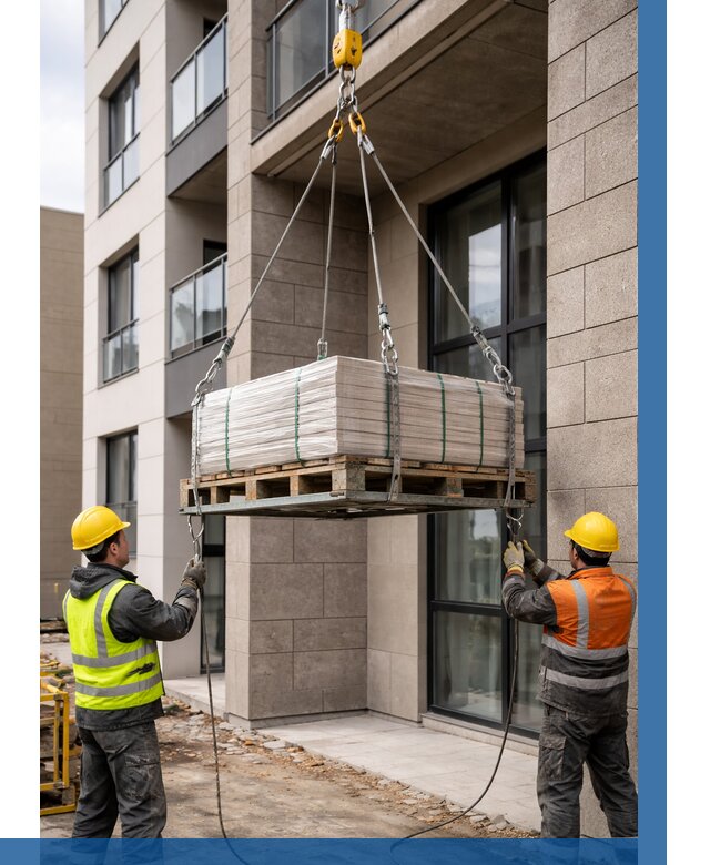 Подъем керамогранита на этаж в Мариинске от 3569 р. | ВЫСОТНИК-Мрн