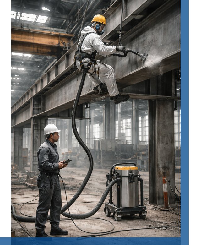 Обеспыливание конструкций в цехе в Мариинске от 4283 р. | ВЫСОТНИК-Мрн