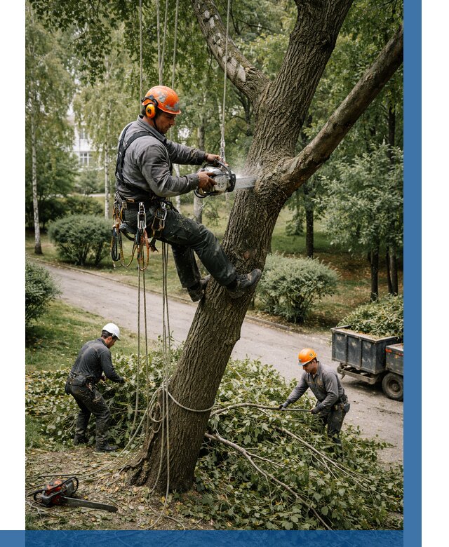 Кронирование деревьев в Мариинске от 6629 р. | ВЫСОТНИК-Мрн