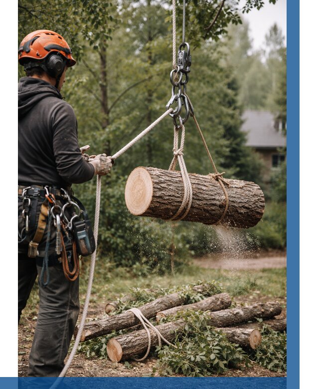 Валка деревьев частями в Мариинске от 7649 р. | ВЫСОТНИК-Мрн