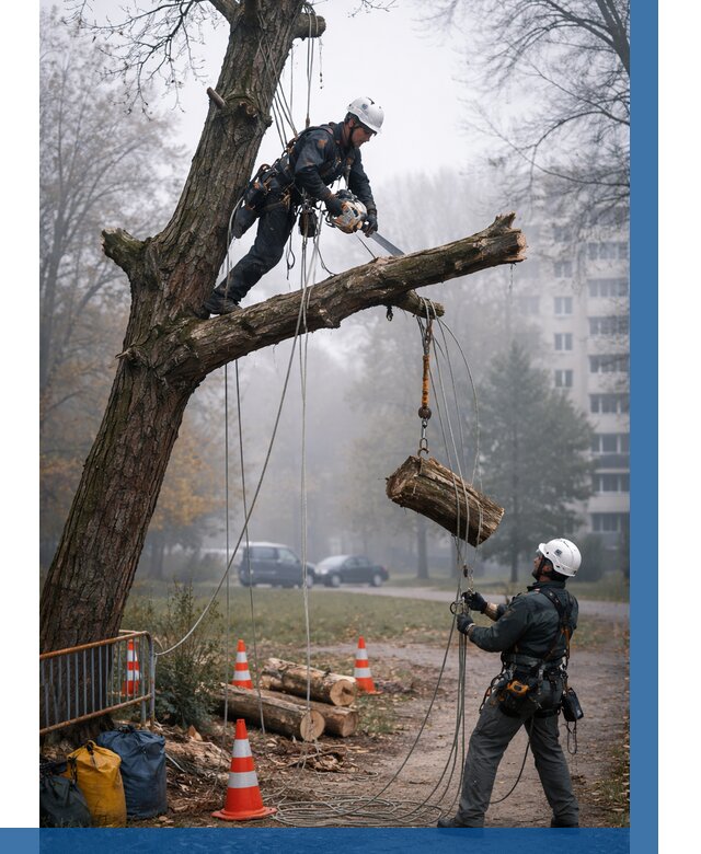 Удаление аварийных деревьев в Мариинске от 15297 р. | ВЫСОТНИК-Мрн