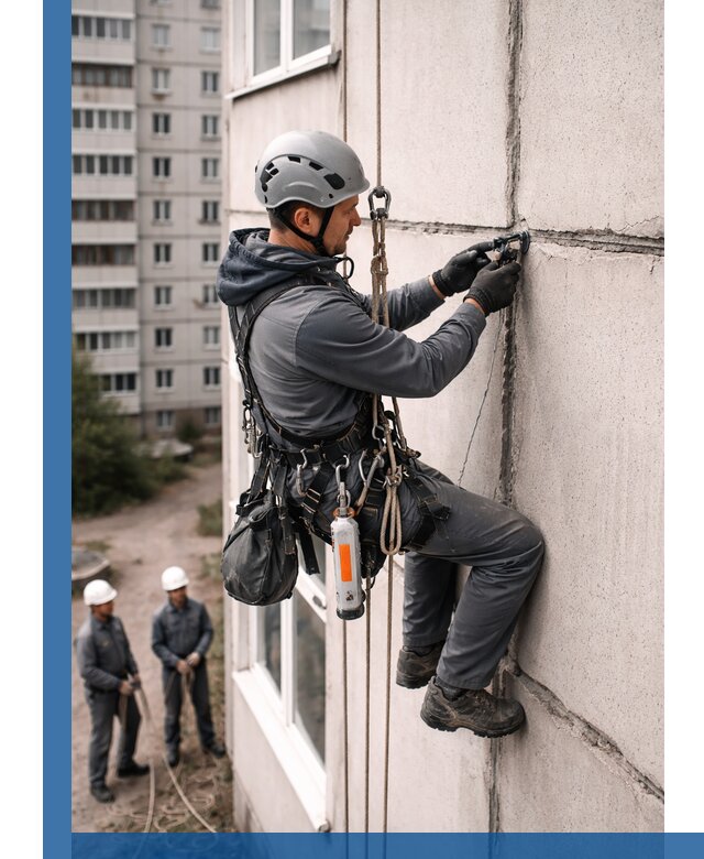 Обследование межпанельных швов и герметизация в Мариинске